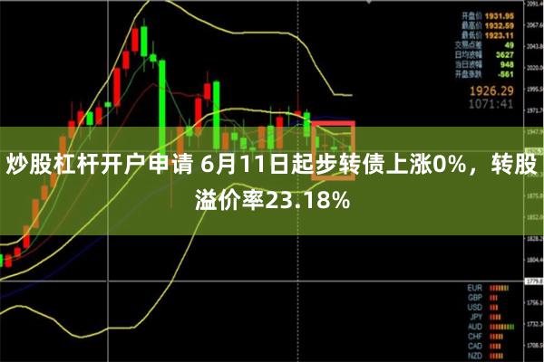 炒股杠杆开户申请 6月11日起步转债上涨0%，转股溢价率23.18%