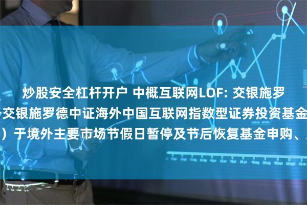 炒股安全杠杆开户 中概互联网LOF: 交银施罗德基金管理有限公司关于交银施罗德中证海外中国互联网指数型证券投资基金（LOF）于境外主要市场节假日暂停及节后恢复基金申购、赎回和定期定额投资业务的公告