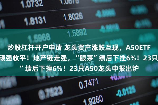 炒股杠杆开户申请 龙头资产涨跌互现，A50ETF华宝（159596）顽强收平！地产链走强，“眼茅”绩后下挫6%！23只A50龙头中报出炉